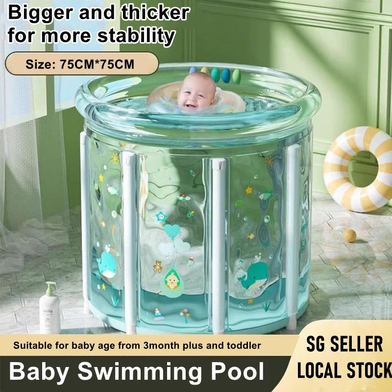 Baby infant indoor swimming pool kids home Child Spa Bath Tub Baby Pool ...