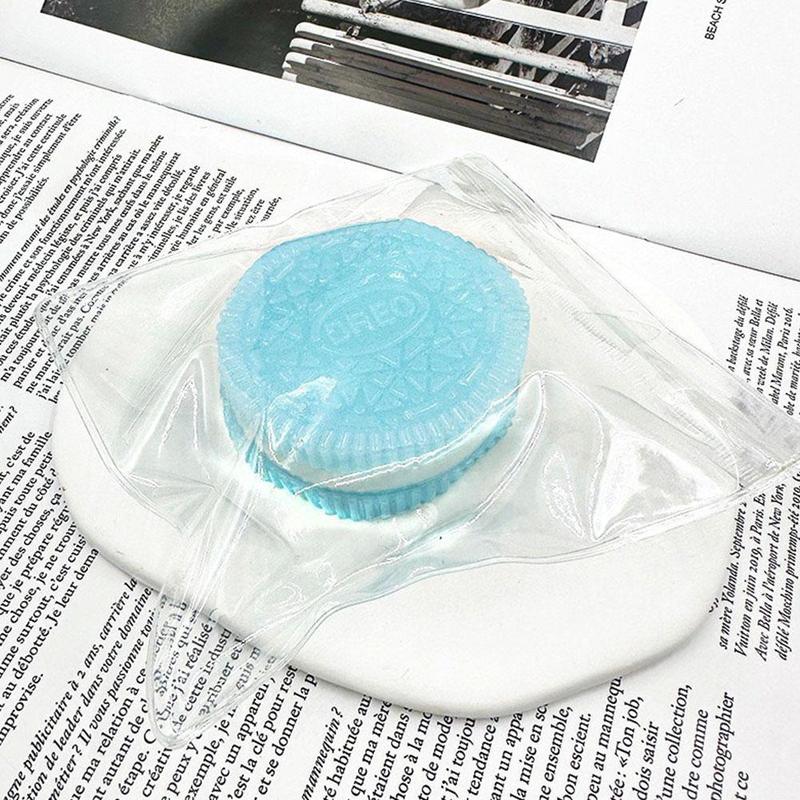 Product Introduction of Biscuit Decompression Toys Cookie Biscuit Simulation Toys Super Soft Decompression Venting Toys Handmade Silicone Toys 16