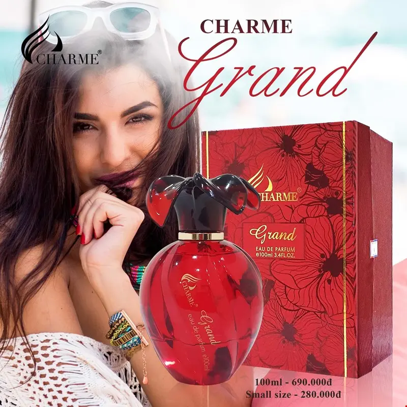 Nước Hoa Nữ Charme Grand 100ml- nữ tính và sang trọng Perfume Women Cosmetic Mỹ Phẩm 0