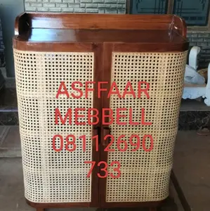 RAK SEPATU MODERN ROTAN