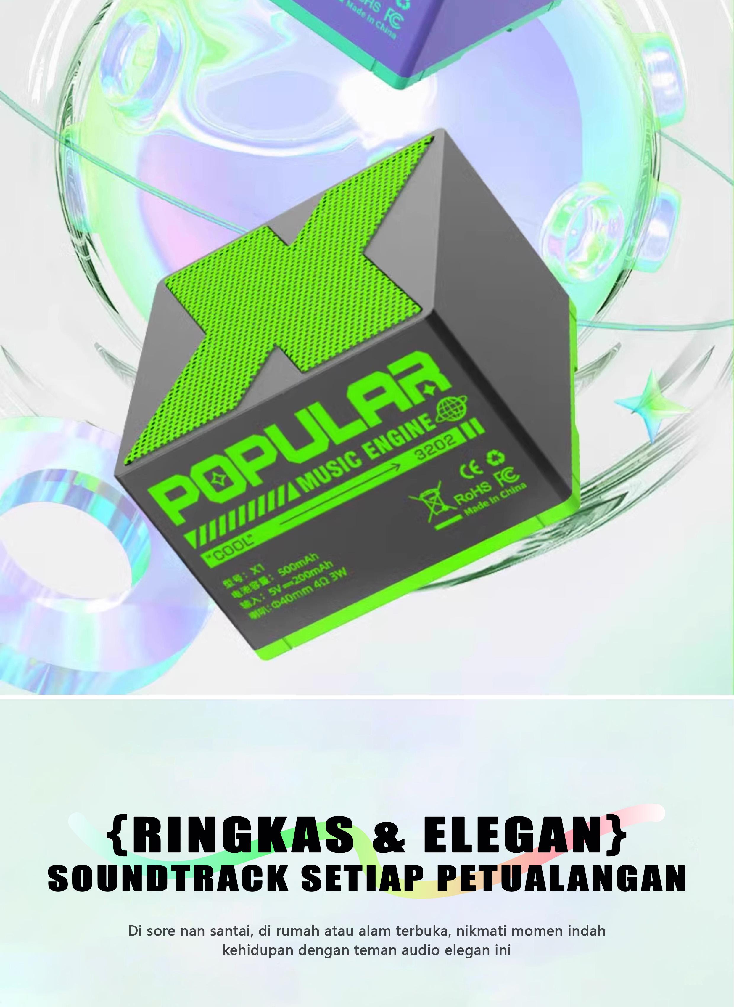 【COD】High Quality X1 Smart Mini Bluetooth Speaker Portable 360 Stereo Sound (With Diaphragm)