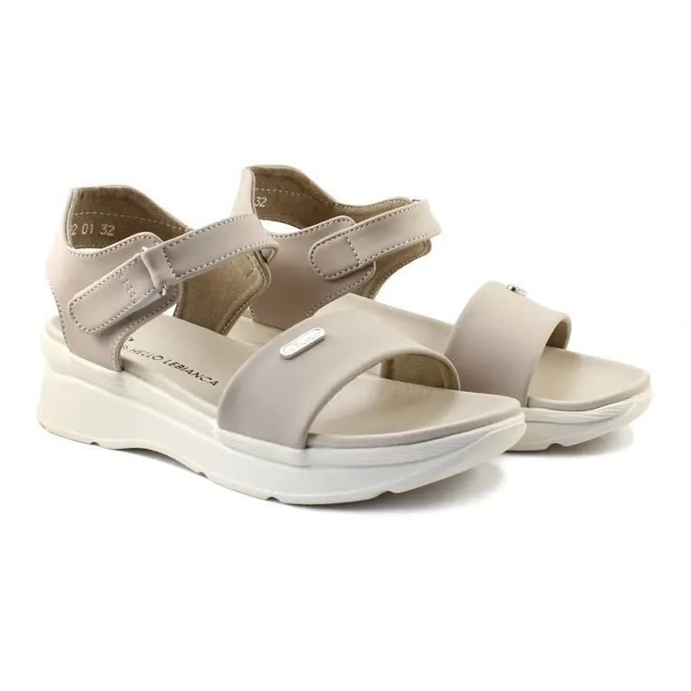 Le Bianca AT 22-01 Sepatu Sendal Wedges Anak Perempuan Wanita Simple Fashion 0