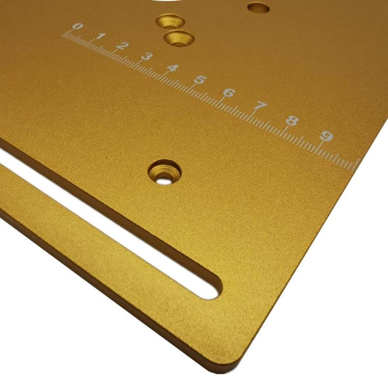 Product Introduction of Router Table Insert Plate Router Templates Wood Tools for Trimming Machine 2