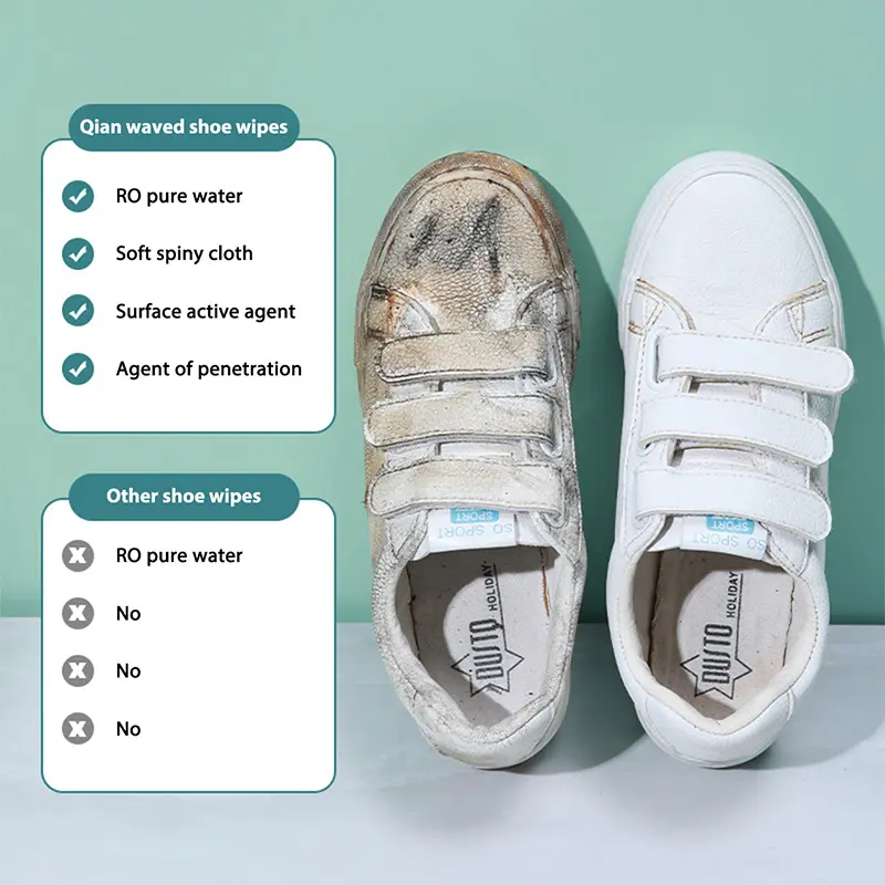 Tisu Pembersih Sepatu Sneakers Produk Perawatan Pembersih Sepatu Premium Putih Cepat Bersihkan Sepatu
