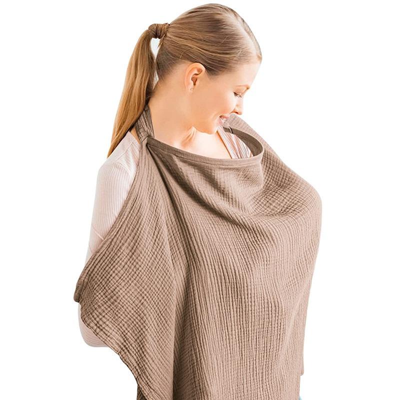 Product Introduction of 75x95cm Cotton Nursing Covers Breathable Baby Mother Feeding Breastfeeding Covers Adjustable Privacy Apron Lactation Cloth Cover 16