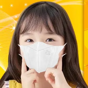 Masker Duckbill Anak-Anak isi 50pcs Varian Warna Putih, Hitam, dan Abu Fashion