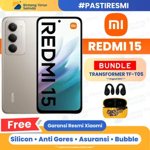 Xiaomi Redmi 15 8/128GB 8/256GB | IPS LCD 6.9Inc | Snapdragon 6s Gen 3 | 7000mAh | Garansi Resmi