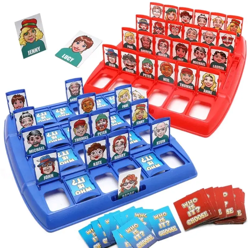 Mainan Edukasi Pendidikan Anak  Kartu Tebak Gambar Who Is It Family Fun Game Board Toys