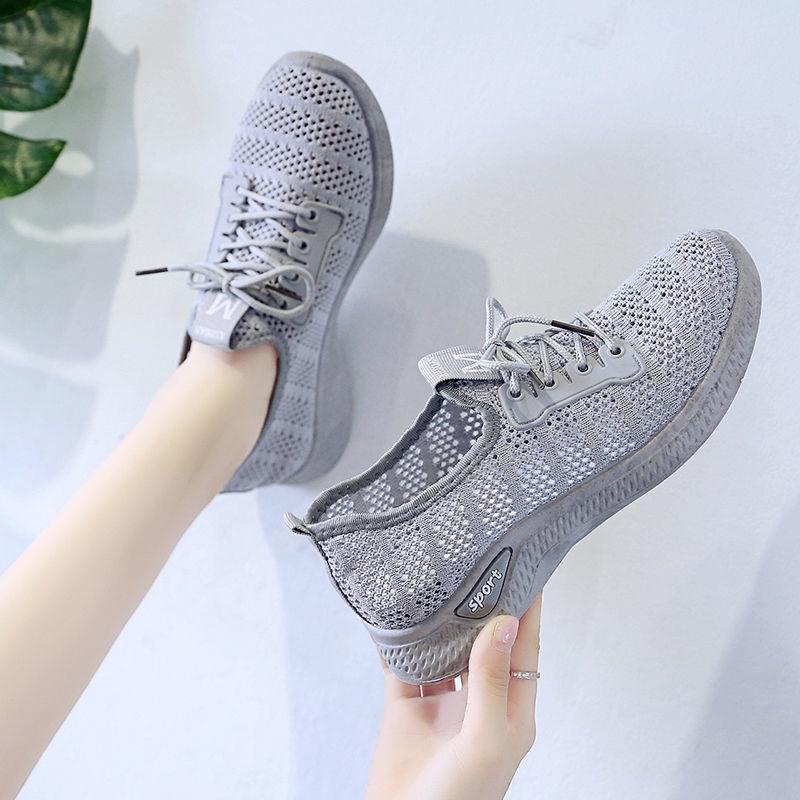Giày Bề Mặt Lưới, Bộ Sưu Tập Mùa Hè 2024, Dành Cho Nữ, Thoáng Khí, Phòng Chống Mồ Hôi, Bề Mặt Lưới Mỏng, Đế Mềm, Thích Hợp Cho Thể Thao Hoang Dã Và Giày Thường Ngày 4