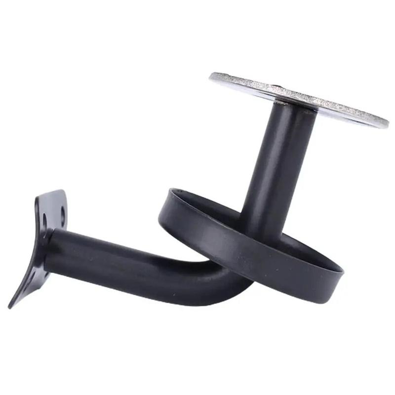 Product Introduction of 2 PCS Durable Stainless Steel Handrail Bracket Wall Support Decoration Hand Rail Holder Accessories Black Wall Support Home 9