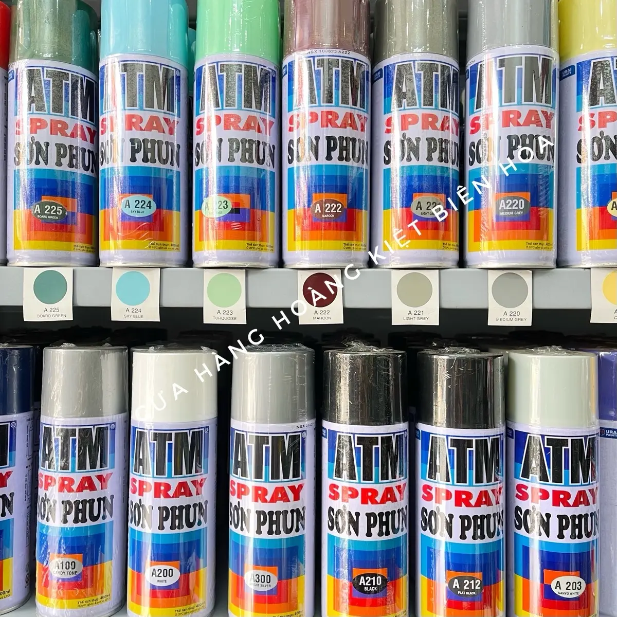 SƠN XỊT XE MÁY ATM CHAI 400ML NHIỀU MÀU LỰA CHỌN