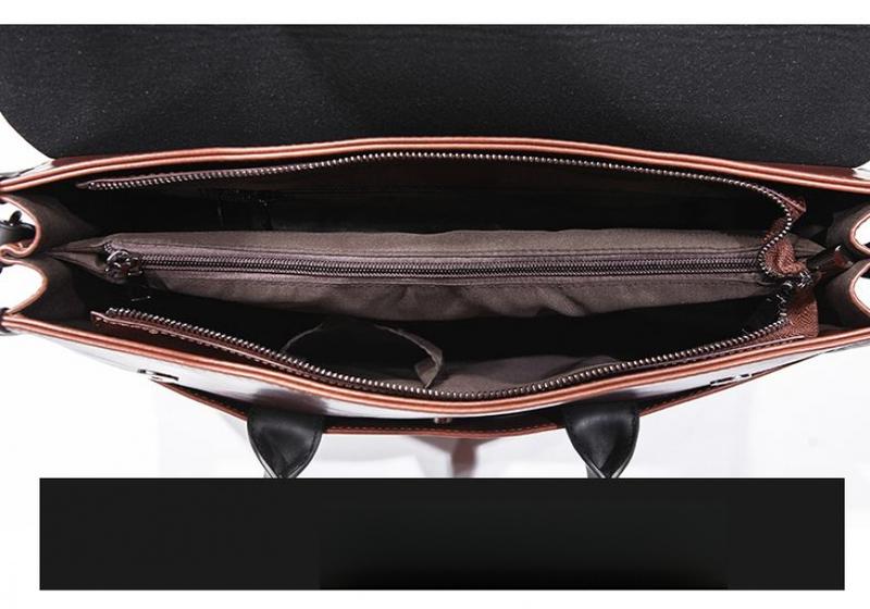 Product Introduction of Fashion Trendy Men's Shoulder Bag Trendy Men's Briefcase Briefcase Ol Men's Handbag New Crossbody Bag 23