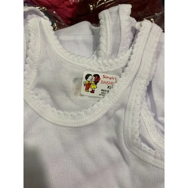 grosir 6 helai singlet kaos dalam anak daishin murah Fashion 1