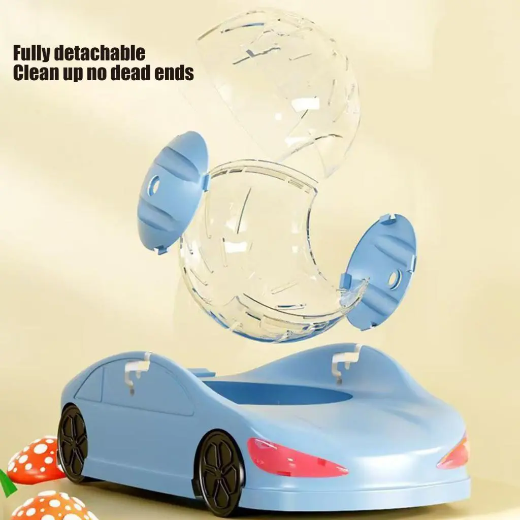 KYE - Hamster Running Ball Entertainment Hamster Ball 360-degree View Hamster Exercise Wheel Silent Running Ball Toy for Small Pets Transparent Ball Vehicle for Hamsters
