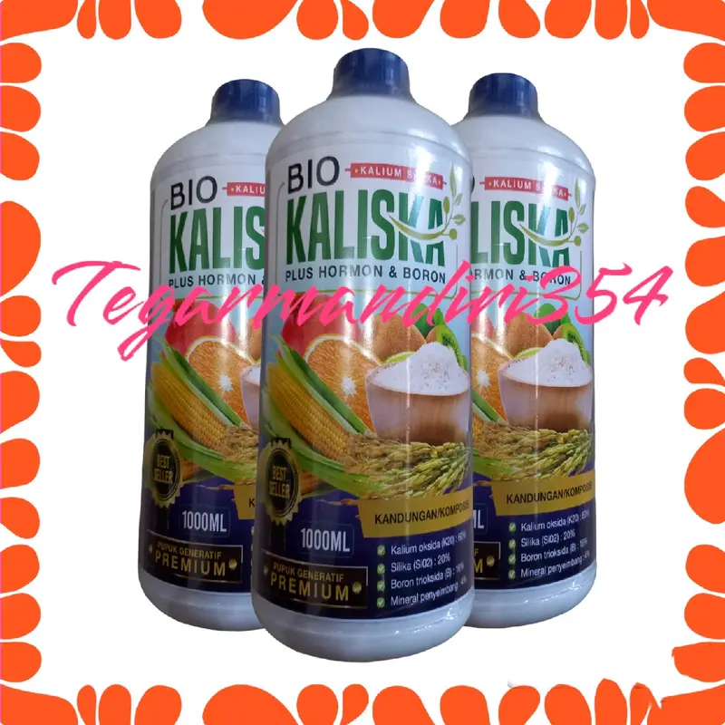 Pupuk kalium silika bio kaliska 1liter 0