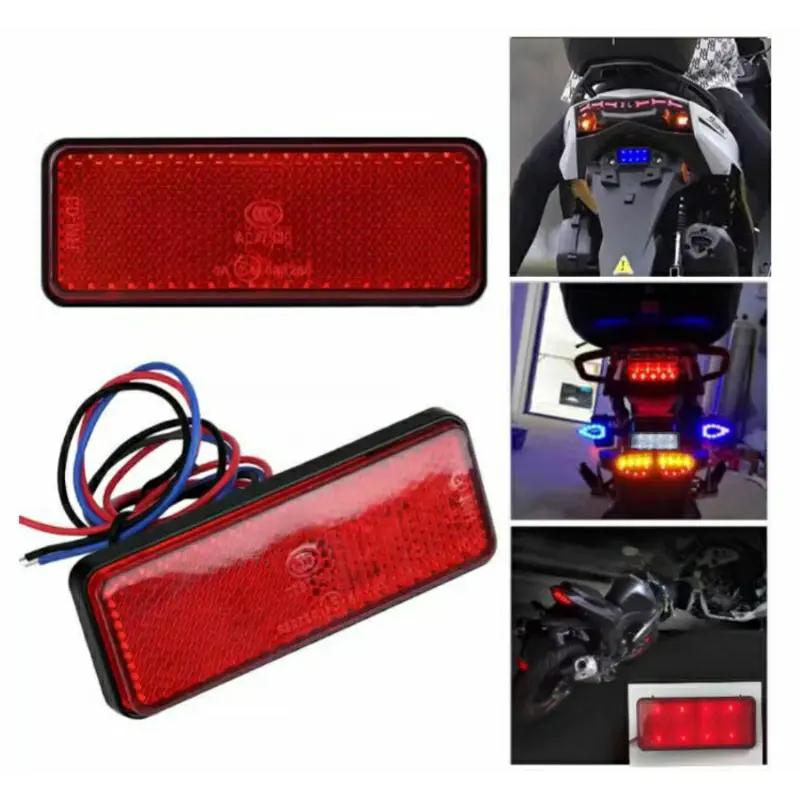 ทับทิมสะท้อนแสง แบบมีไฟ LED มีให้เลือก 2 สี Wave125i LED / ADV / PCX / Forza / X-Max / Lead 125 / Rc100 *ของมีพร้อมส่ง* ขายดี