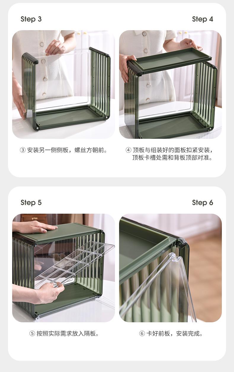 Product Introduction of Luxury Bag Storage Box Acrylic Hand-Made Display Stand Magnetic Transparent Doll Dustproof Display Box Organiser 27