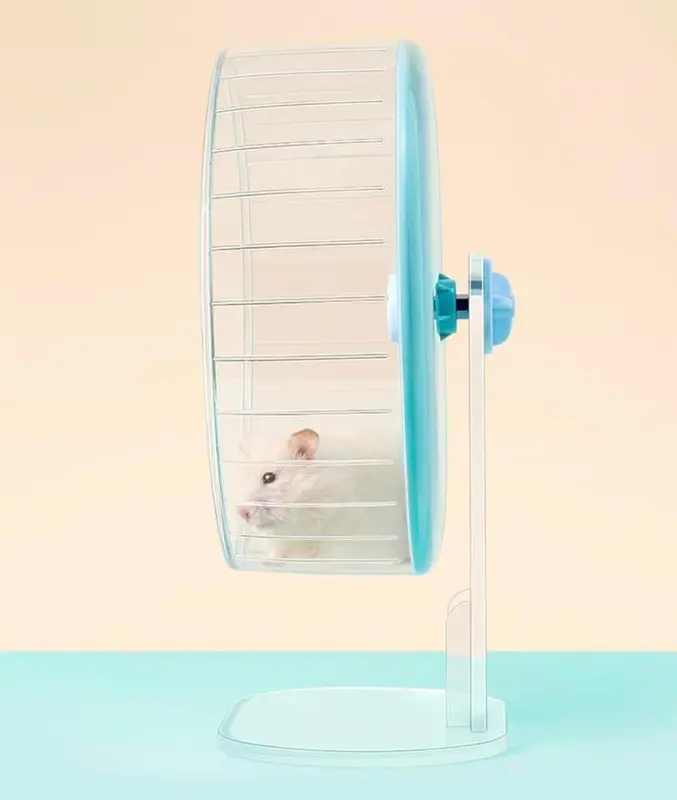 Đồ chơi Hamster: Wheel kẹo ngọt YEE kèm đế mika 26Cm 5