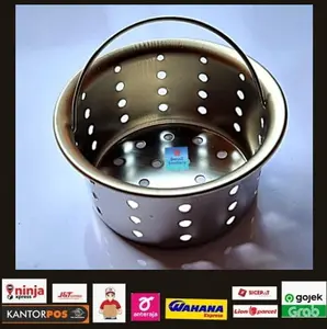 keranjang  pembuangan wastafel sink /  keranjang avur stainles, saringan avur sink stainles