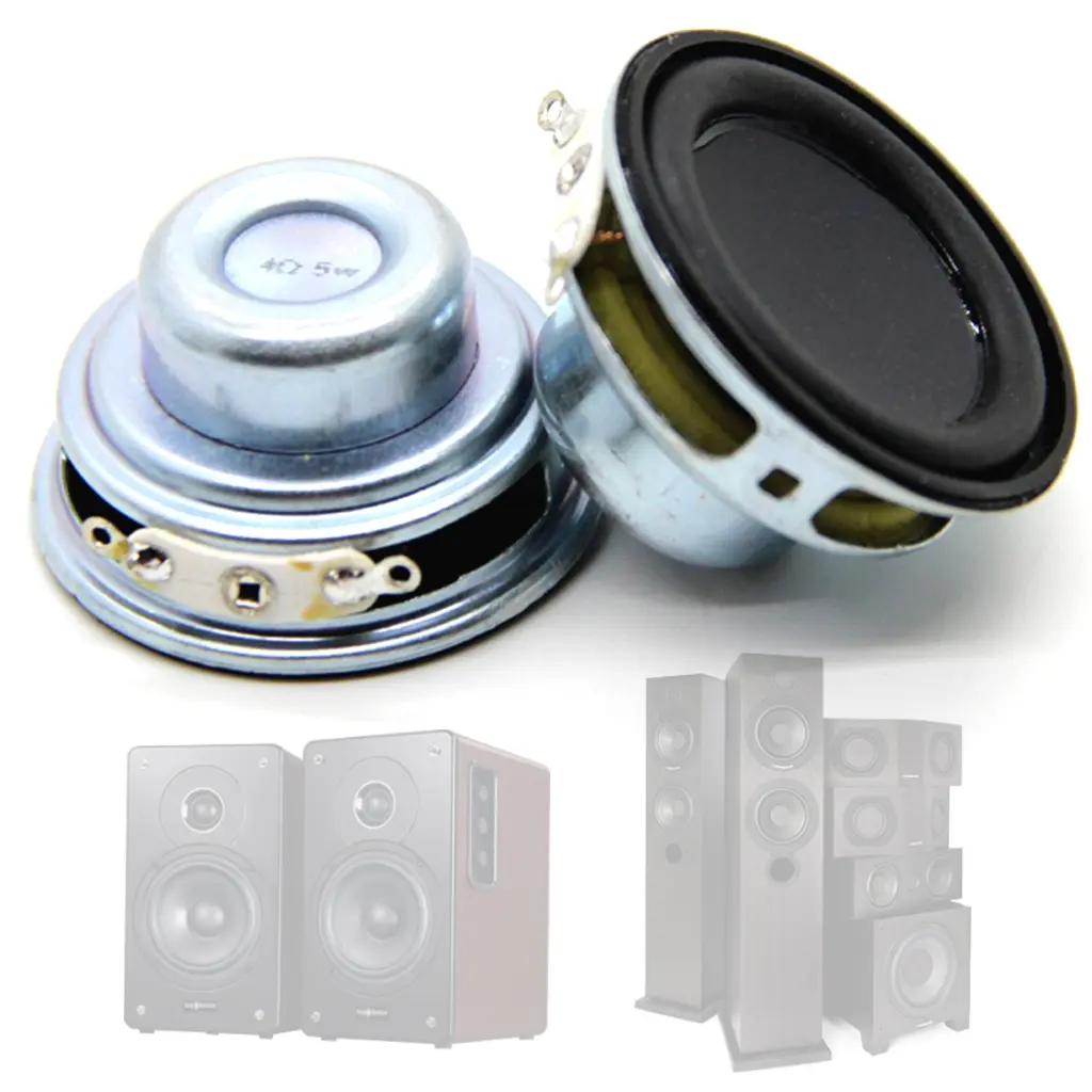 Loa Đơn Vị 40mm, Nhỏ Gọn, 1,5 Inch, 4 Ohm, 5W, Linh Kiện Loa Kim Loại Dễ Phối Đồ Thích Hợp Cho Thiết Bị Cầm Tay Thay Thế Loa