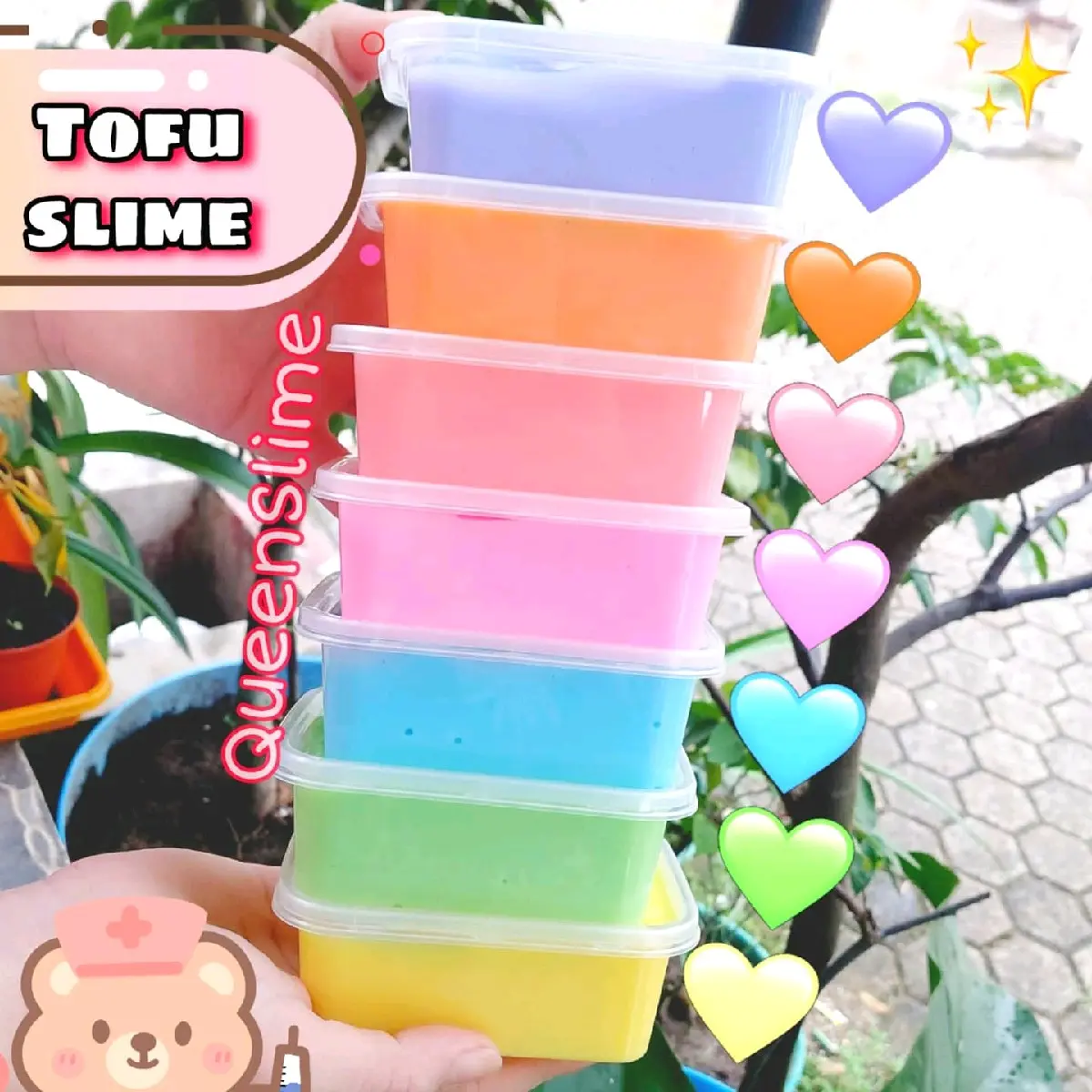 TOFU SLIME 200GR By QueenSlime