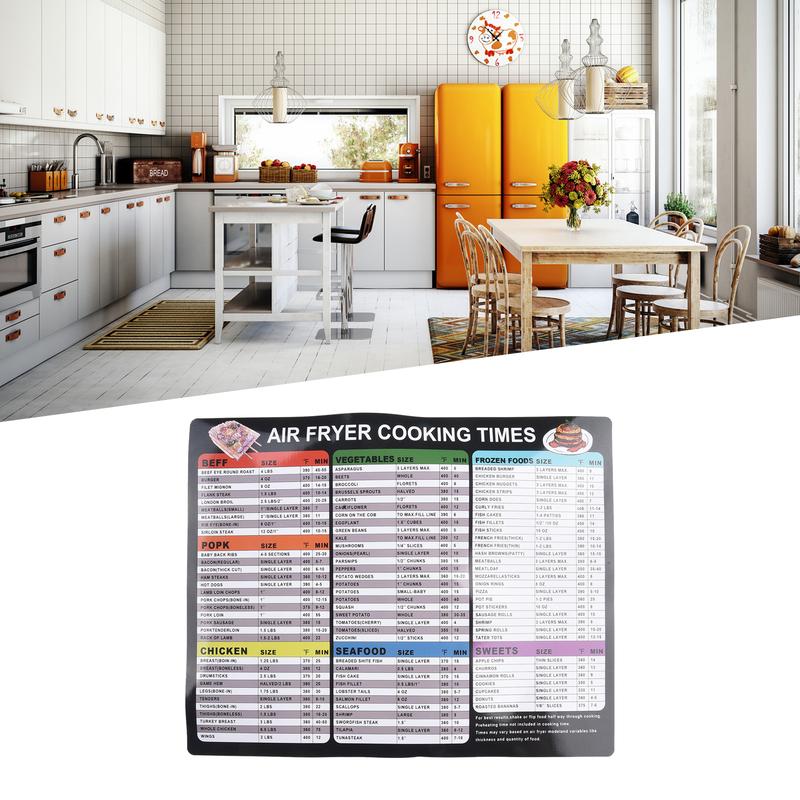 Get Your Meals Right with the Air Fryer Cookbook Magnetic Cheat Sheets; Essentials including Pro Recipes & Cooking Schedules 5