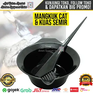 Mangkok Dan Kuas Sisir Semir Cat Rambut