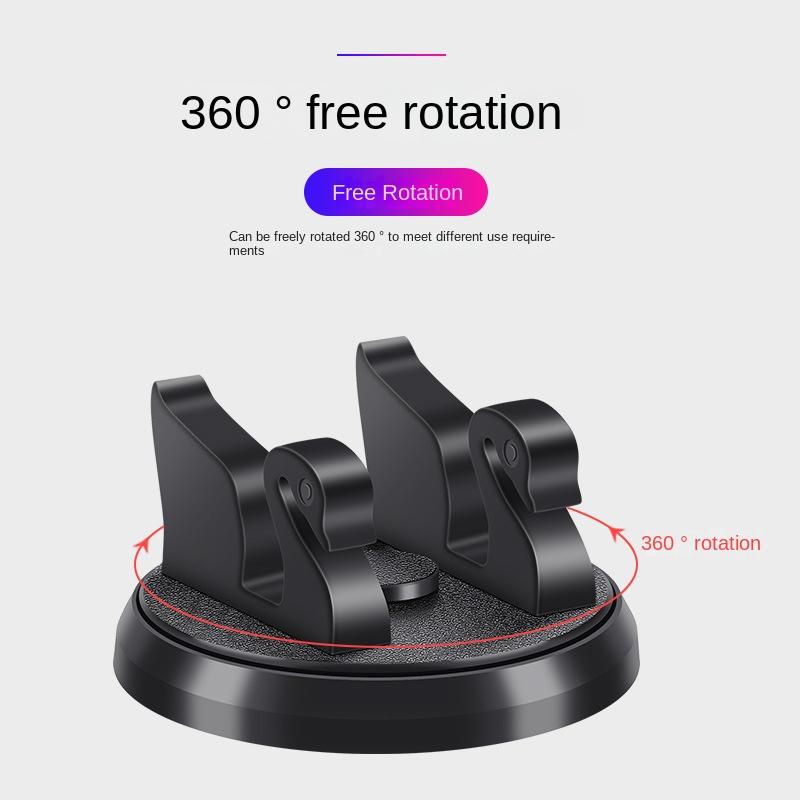 Giá Đỡ Điều Hướng Điện Thoại Di Động Gắn Trên Xe, Chất Liệu PVC, Xoay 360 Độ, Ổn Định Và Chống Trượt, Thích Hợp Cho Bảng Điều Khiển Ô Tô, Còn Hàng, Giá Đỡ Điện Thoại Ô Tô Phụ Tùng 4