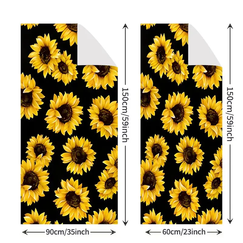Sunflower Pattern Beach Towel, Quick Dry Lightweight Towel, Machine Washable Towel for Home, Outdoor Sports, Yoga, Travel, Bathroom, Pool, Camping, Picnic, Beach Days 1