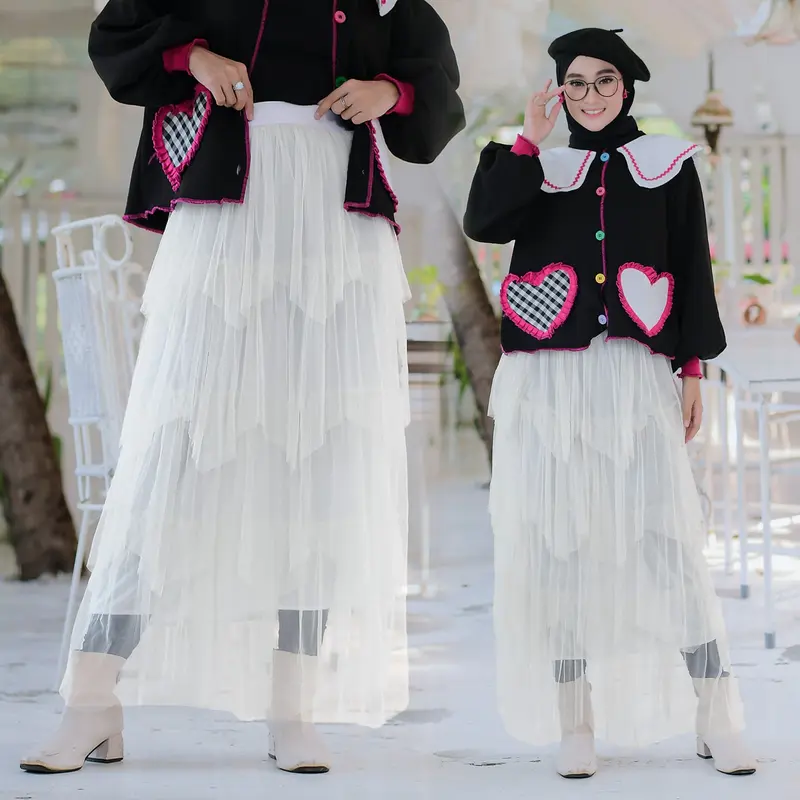 Rok Tutu / Rok Kekinian / Rok Tile / Rok Korean Style Wanita Pesta Mewah 2