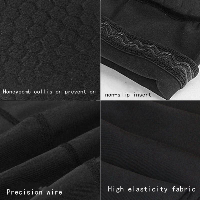 Product Introduction of Basketball Protective Gear Set, 1 Set High Elasticity Wear-resistant Knee Pad, Arm Guard, Wristband, Sports Protective Gear for Basketball, Football, Running, Jogging 8