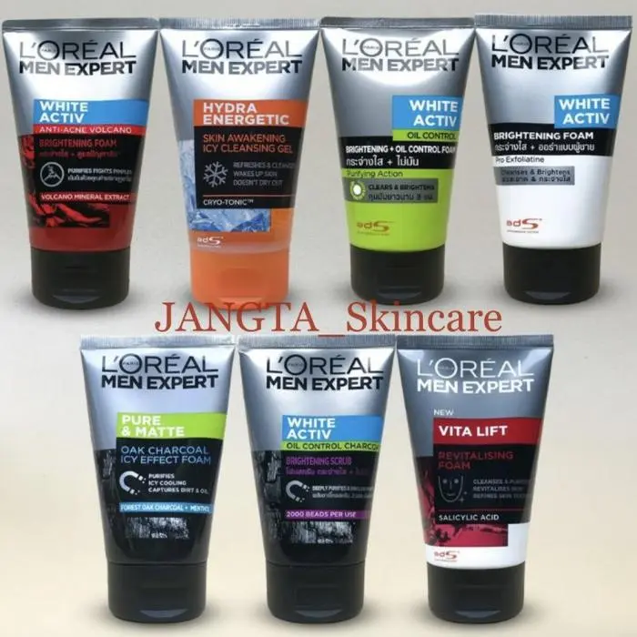L'oreal Paris Men Expert Series - Facial Wash - Pembersih Wajah- Sabun - OilControl Char