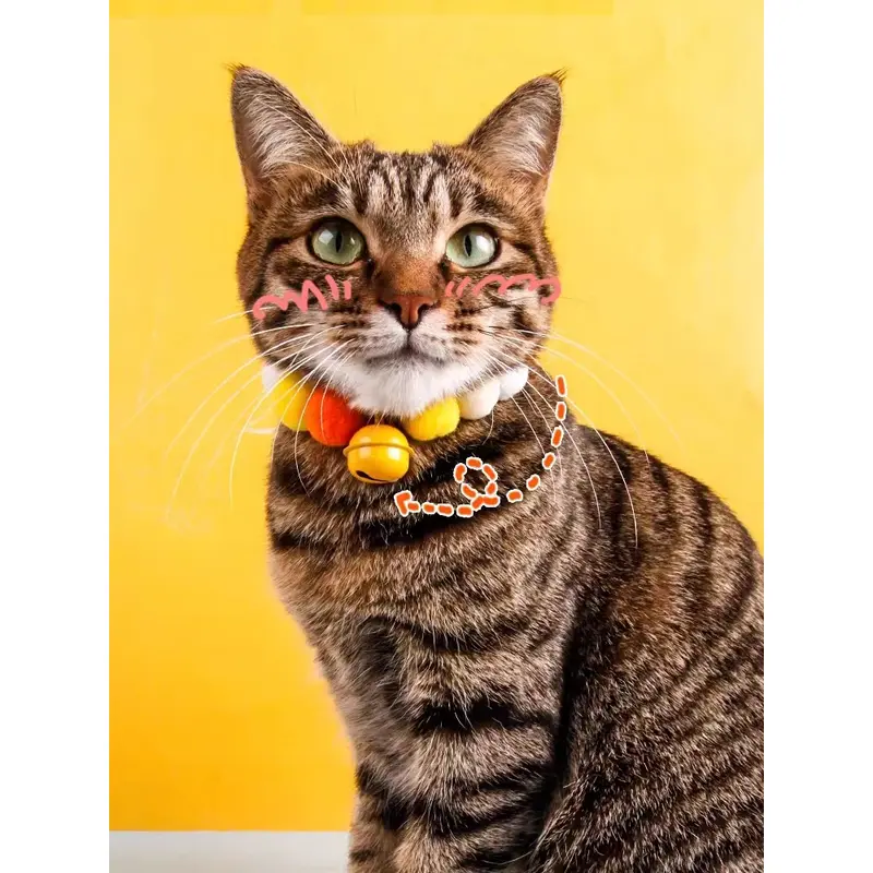 Kalung Leher Hewan Peliharaan Anjing Kucing Kelinci Lucu 1
