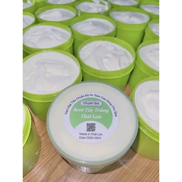 Combo 2 Kem tẩy trắng thái lan chuyên spa xanh 4