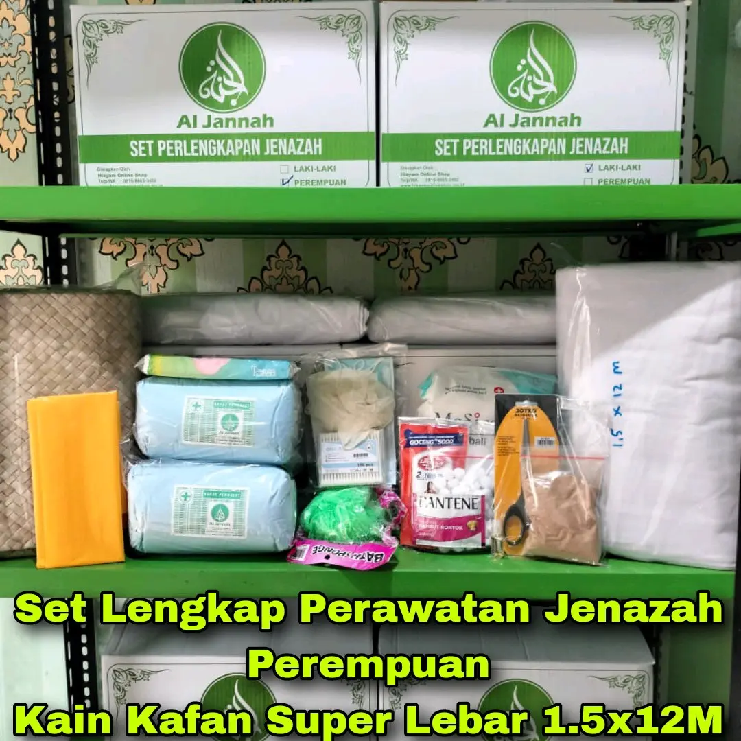 Set Lengkap Perawatan Jenazah | Perempuan