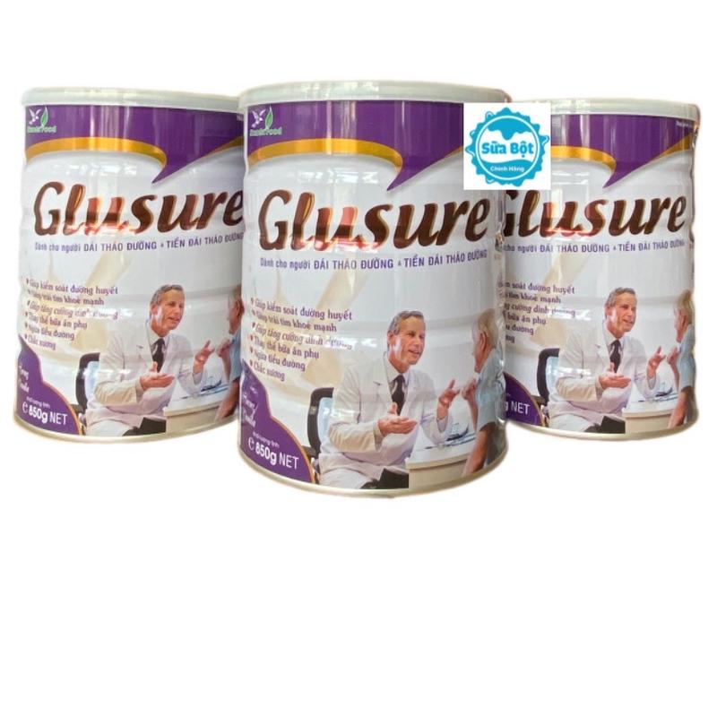  Sữa Tiểu đường Glusure 850gr-ổn định đường huyết ăn ngon ngủ tốt cho người già 