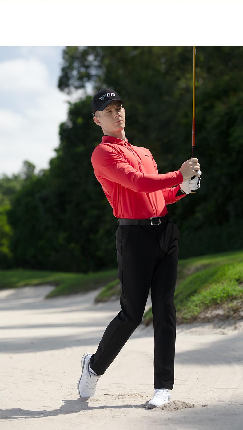 Product Introduction of [PGM] Golf Clothing Men's Long-Sleeved T-shirt Autumn and Winter Sports Menswear Clothing Polo Shirt Polo Collar Top Yf629 21