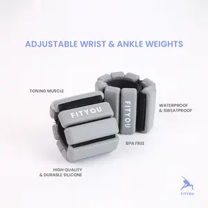 FitYou Wrist Band Weight Bangles [HARGA 1 PASANG KANAN KIRI]