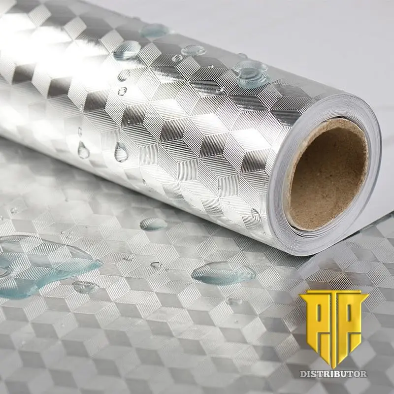 Aluminium Foil Anti Minyak Waterproof Sticker