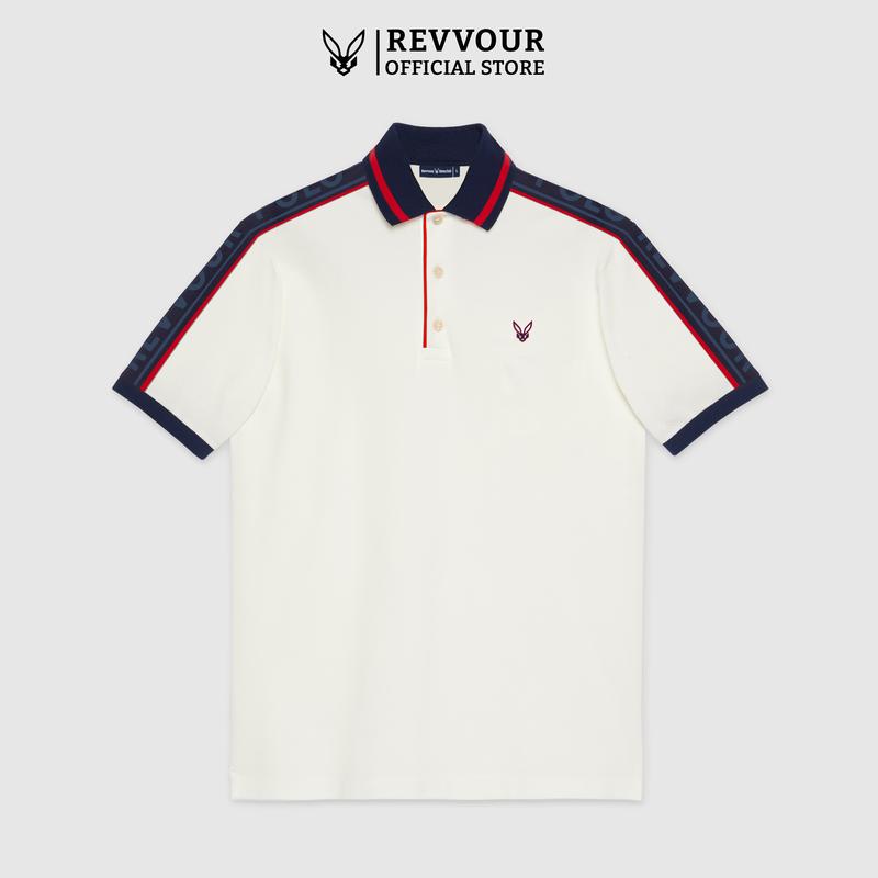 Áo Polo Nam Taping Chất Liệu Cotton Cá Sấu (100% Cotton) Co Giãn 4 Chiều/Form Regular - REVVOUR Menswear Ngắn Tay Có Cổ Shirt