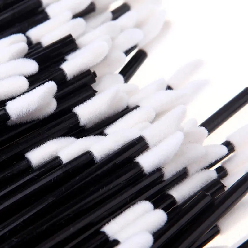 Disposable Lip Brushes Make up Brush, 50/100pcs Disposable Lip Brush Applicator, Lip Gloss and Lipstick Brush, Makeup Tools 3