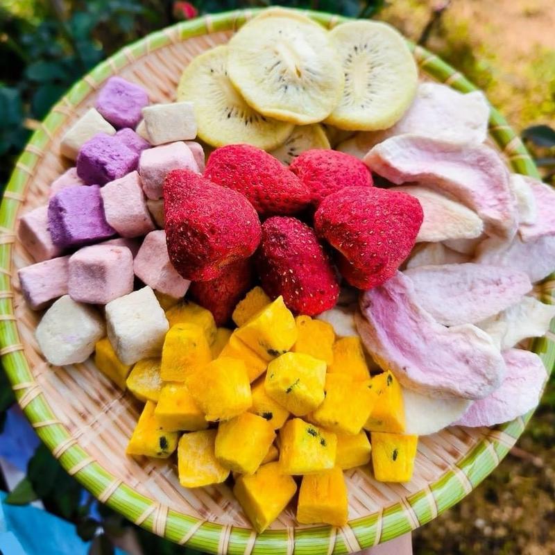  Mix Tự Chọn 10 Vị  Dâu Tây Snack Schua Đào,Táo Xoài,Nấm Sung mỹ Mít Khoai mix vị Dừa Kiwi Bắp  Mặc Định 