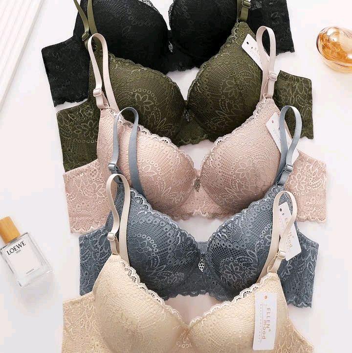 combo 3 áo ngực nữ. áo lót nữ phối ren có gọng mút mỏng 1cm fom to mã 721 cao cấp Bra Nữ Ren