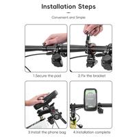Gambar Rockbros B17-8 Tas Depan HP Sepeda Motor Handlebar Bicycle Bag Phone Holder Touch Screen 30110062 - Black dari Maxxiebike Kota Administrasi Jakarta Utara 4 Tokopedia