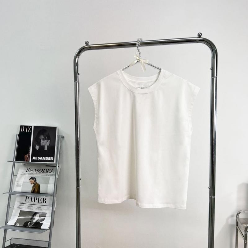 Áo phông nữ cộc tay cổ tròn chất thun cotton mềm mịn thấm mồ hôi không nhão vải kiểu tay hến phong cách thời trang CHS210 5
