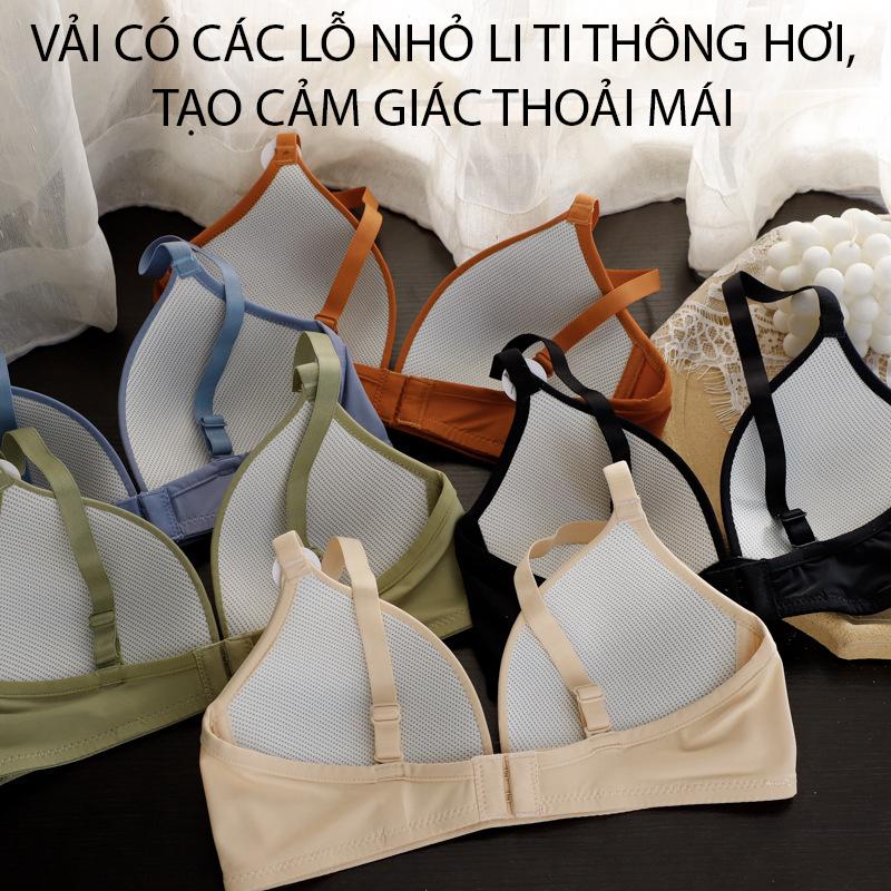Áo Lót Thun Lạnh không gọng BRALUNE Mã 16 Cotton Nữ Top Cam Women 2