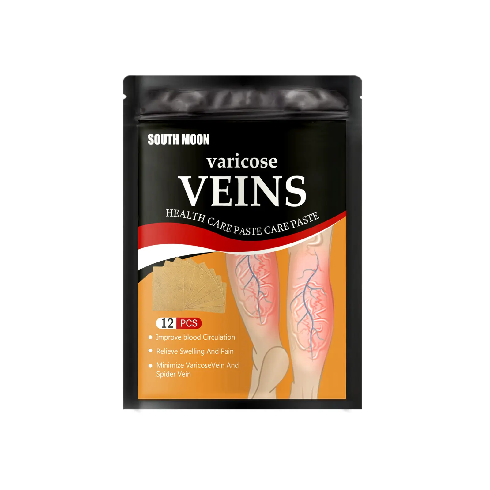 Promoting Blood Circulation and VaricosityFoot pain relief pain massage venous vein health suit venous month relieve leg swelling varicose foot earthworm blood vessels blocking health patch health patch