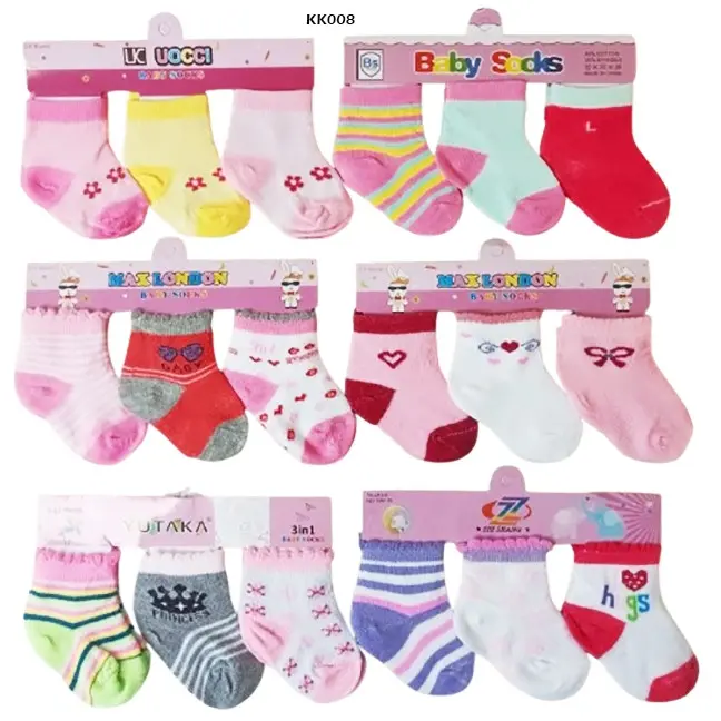 Kaos Kaki Socks Antislip Anak Bayi Laki laki Perempuan 0 6 12 Bulan Newborn Lucu Import Terbaru 1