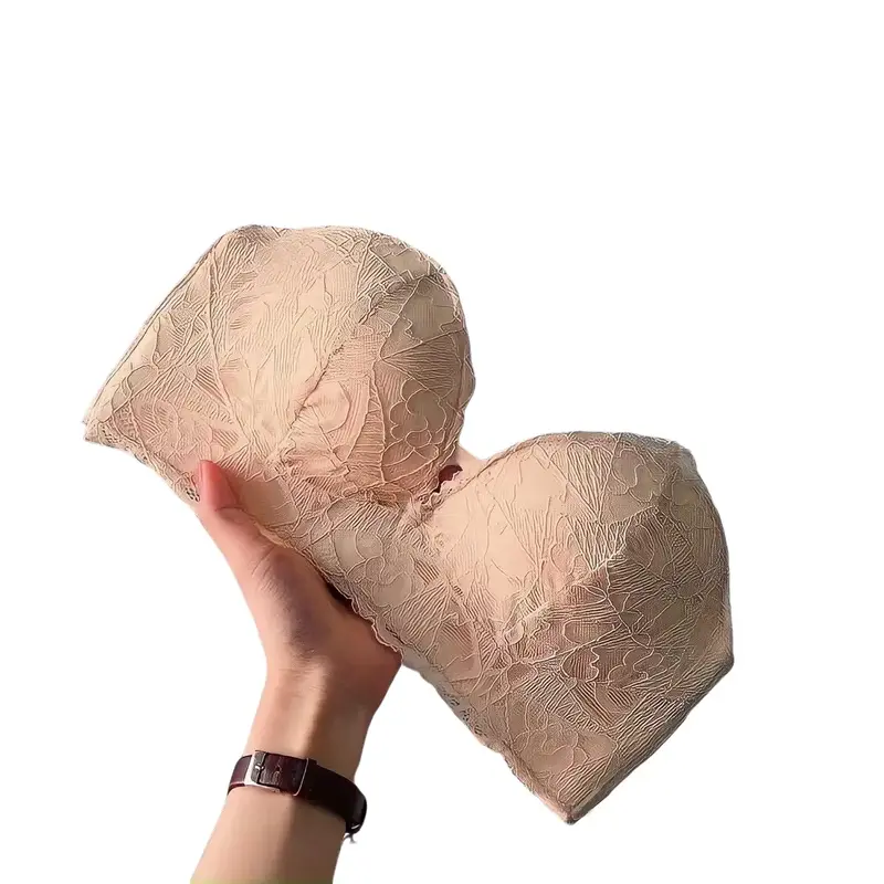 Áo lót Nữ Cup ren chống tụt không dây M51. 0