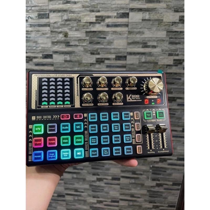  soundcard k300 PRO MAX bản cao cấp nhất âm thanh cực hay 